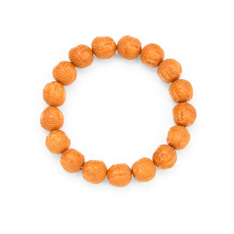 Tanner Monkey Head Walnut Bracelets Unisex-1