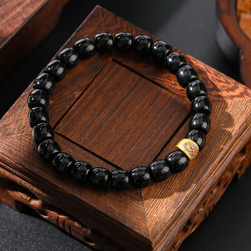 Tanner Obsidian Bracelets Unisex-2