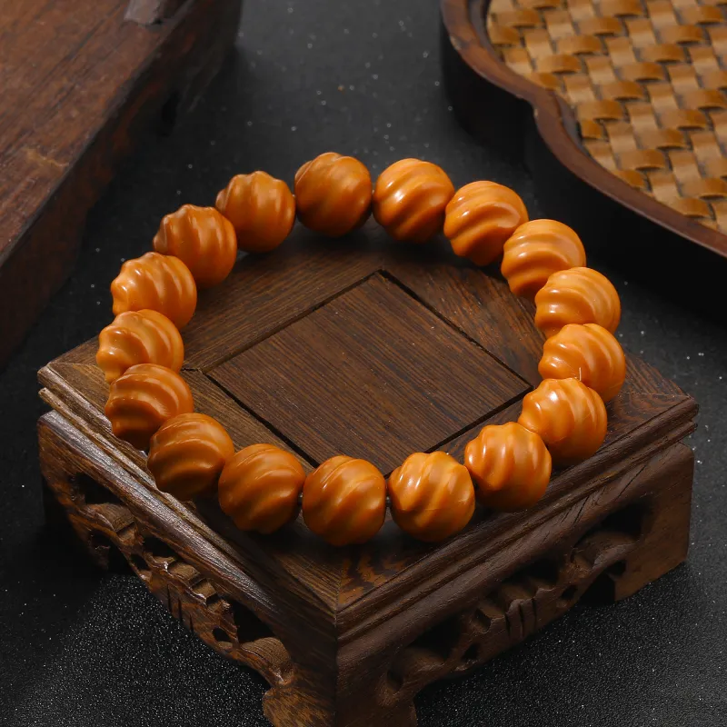Tanner Monkey Head Walnut Bracelets Unisex-3