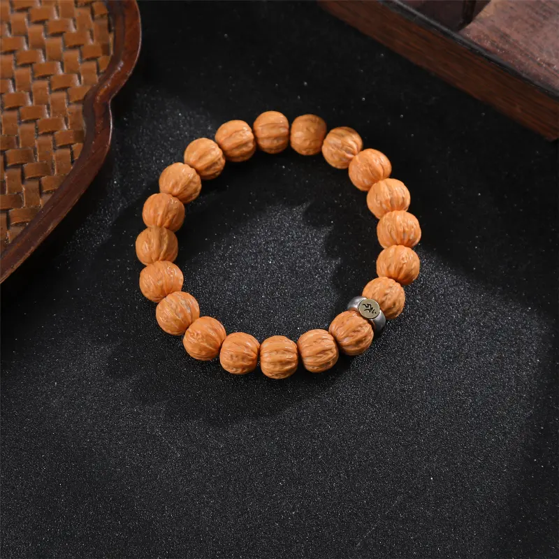 Tanner Monkey Head Walnut Bracelets Unisex-2