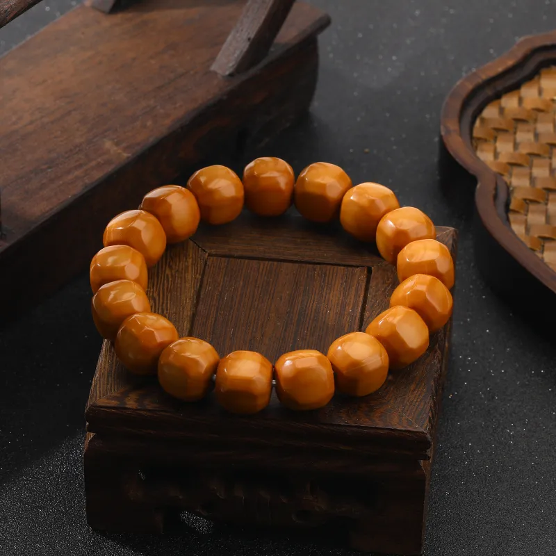Tanner Monkey Head Walnut Bracelets Unisex-3
