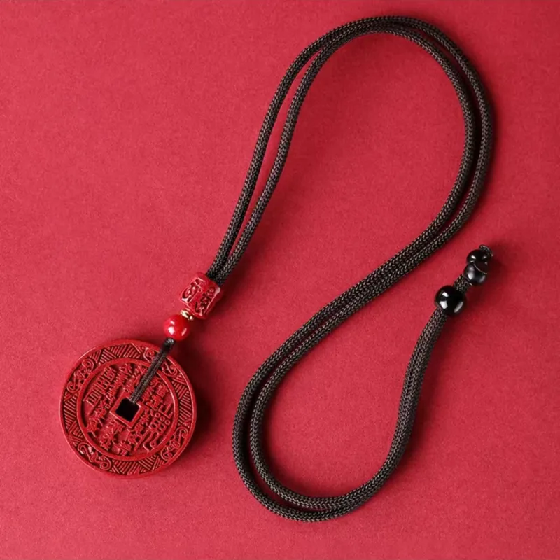 Tanner Reconstructed Cinnabar Pendants Unisex-3