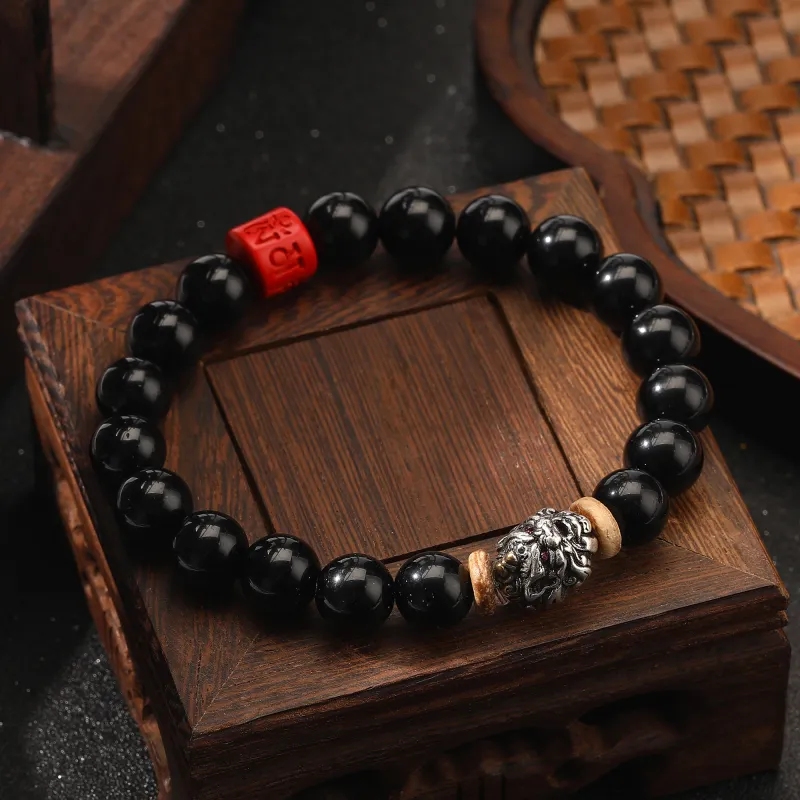 Tanner Obsidian Bracelets Unisex-2