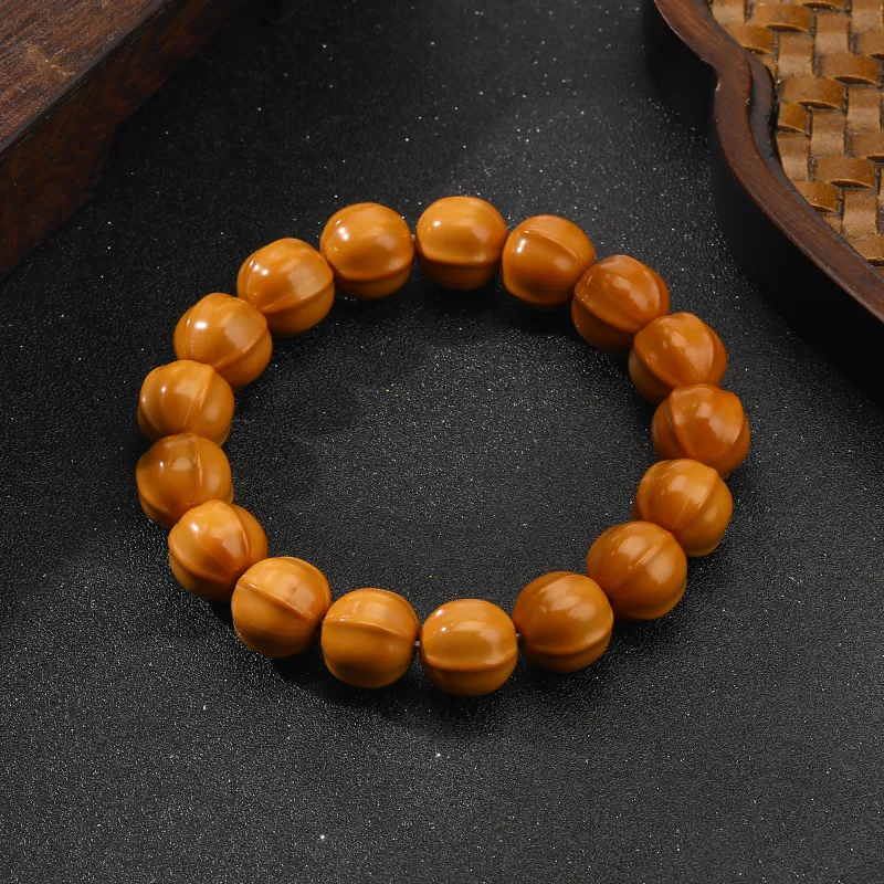 Tanner Monkey Head Walnut Bracelets Unisex-2