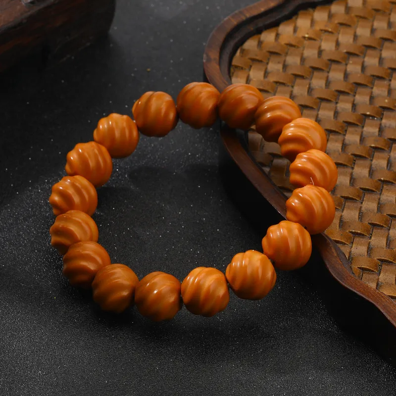 Tanner Monkey Head Walnut Bracelets Unisex-5