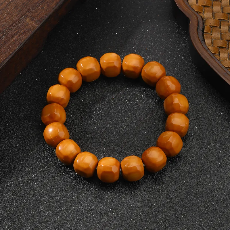 Tanner Monkey Head Walnut Bracelets Unisex-4