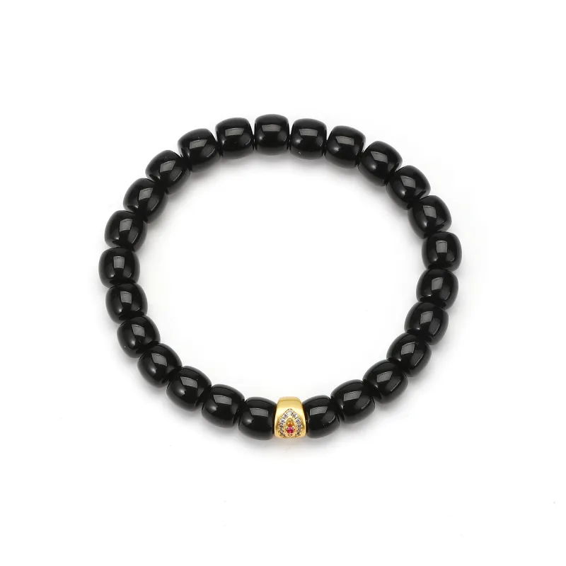 Tanner Obsidian Bracelets Unisex-1