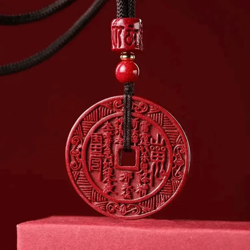 Tanner Reconstructed Cinnabar Pendants Unisex-5