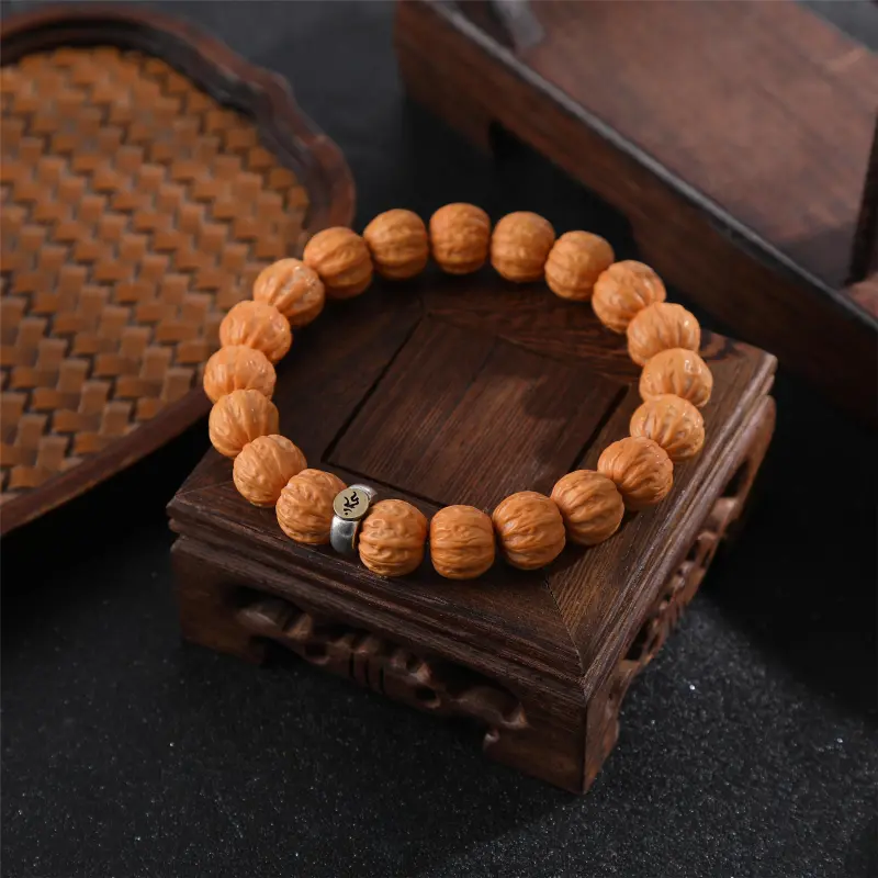 Tanner Monkey Head Walnut Bracelets Unisex-5