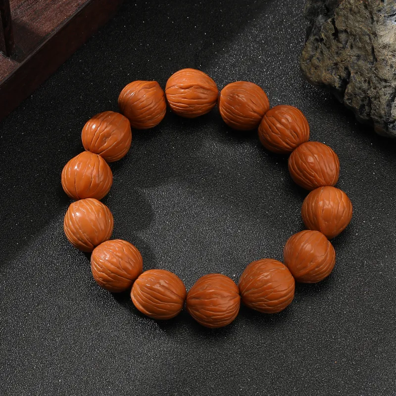 Tanner Monkey Head Walnut Bracelets Unisex-3