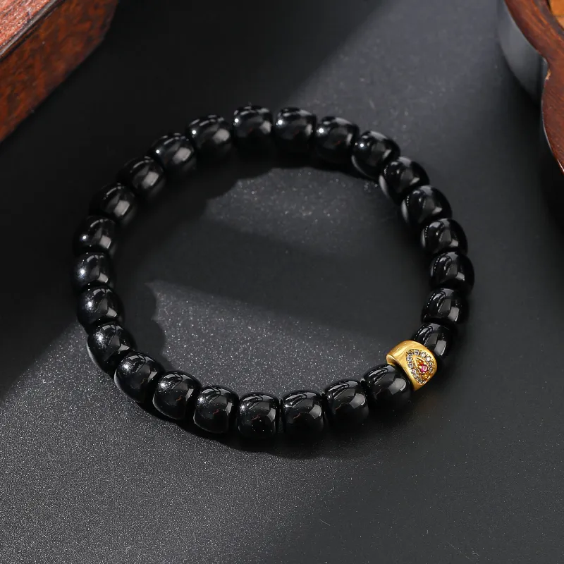 Tanner Obsidian Bracelets Unisex-5