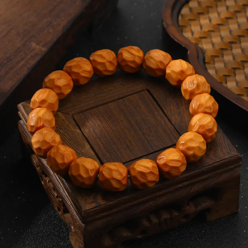 Tanner Monkey Head Walnut Bracelets Unisex-4