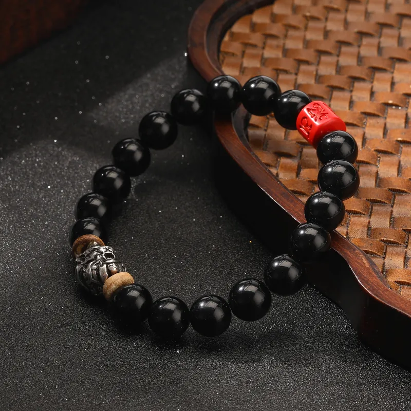 Tanner Obsidian Bracelets Unisex-5