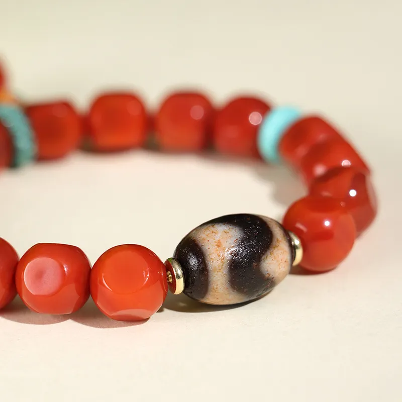 Tanner Agate Jade Bracelets Unisex-3