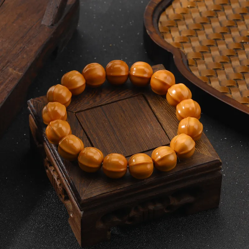 Tanner Monkey Head Walnut Bracelets Unisex-4