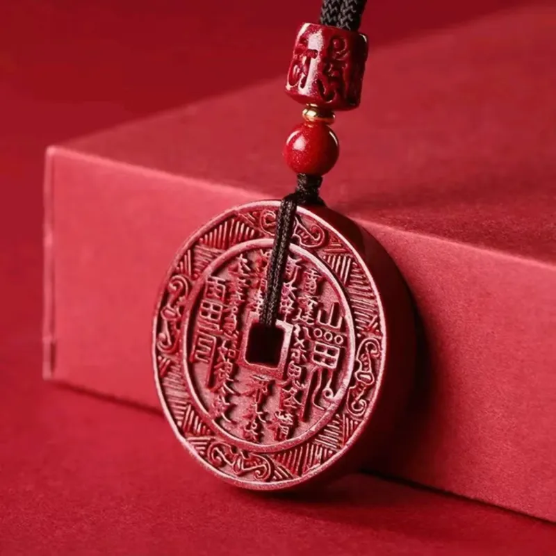 Tanner Reconstructed Cinnabar Pendants Unisex-4