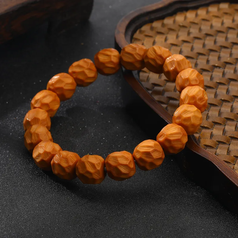 Tanner Monkey Head Walnut Bracelets Unisex-3