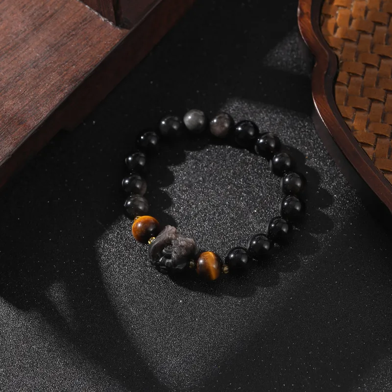 Tanner Obsidian Bracelets Unisex-3
