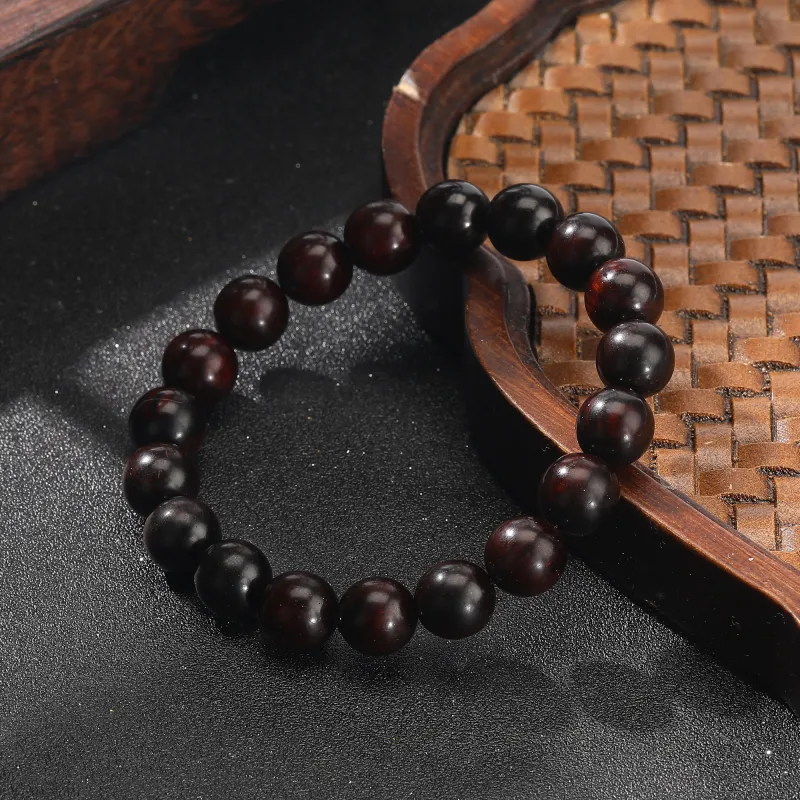 Tanner Pterocarpus Wooden Bracelets Unisex-5