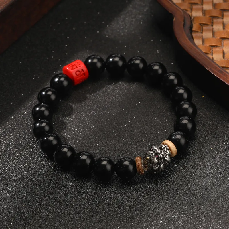 Tanner Obsidian Bracelets Unisex-4