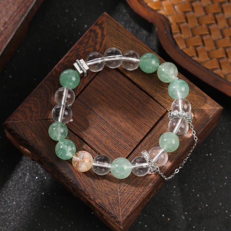 Tanner Colored Glaze Jade Bracelets Unisex-5