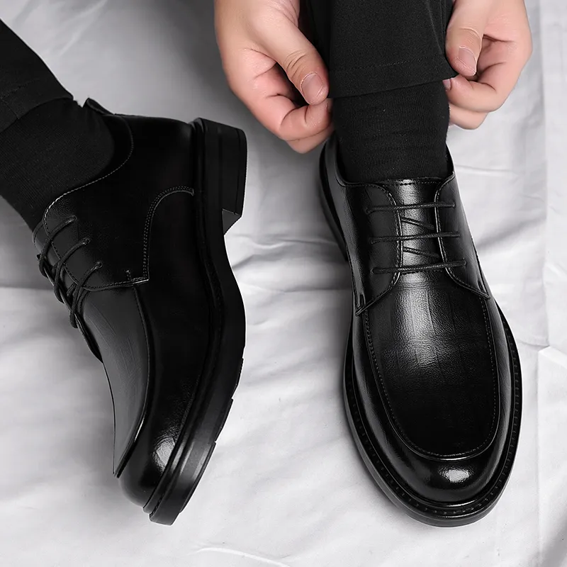 Mr. Thorn Tree Dress Shoes Men Black-4