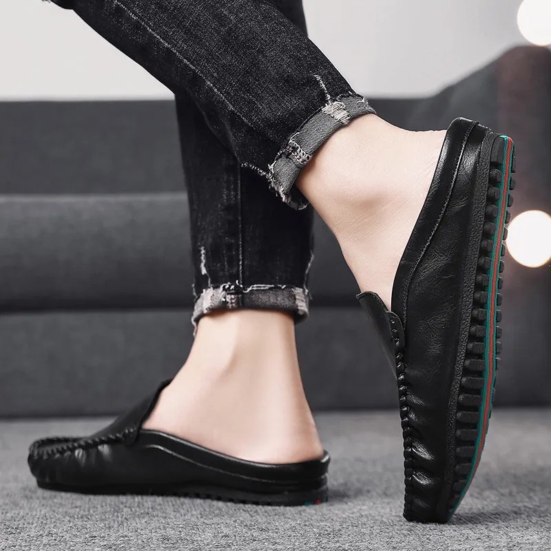 Mr. Thorn Tree Rubber Sole Slip Resistant Abrasion Resistant Closed Toe Slippers Men's-2
