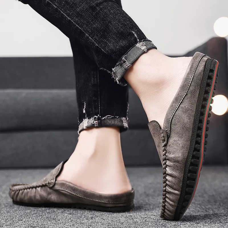 Mr. Thorn Tree Rubber Sole Slip Resistant Abrasion Resistant Closed Toe Slippers Men's-10