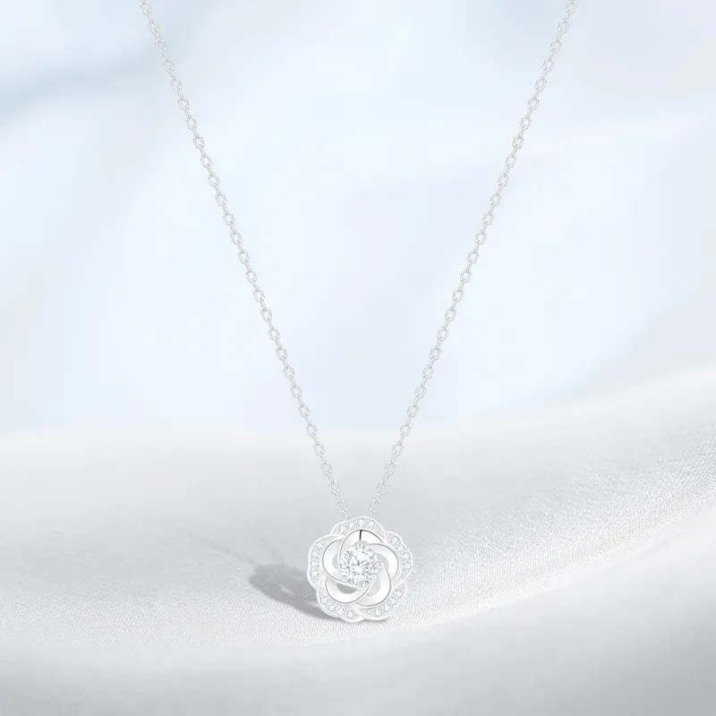 PRETTY DIARY S925 Silver Necklaces Women's-2