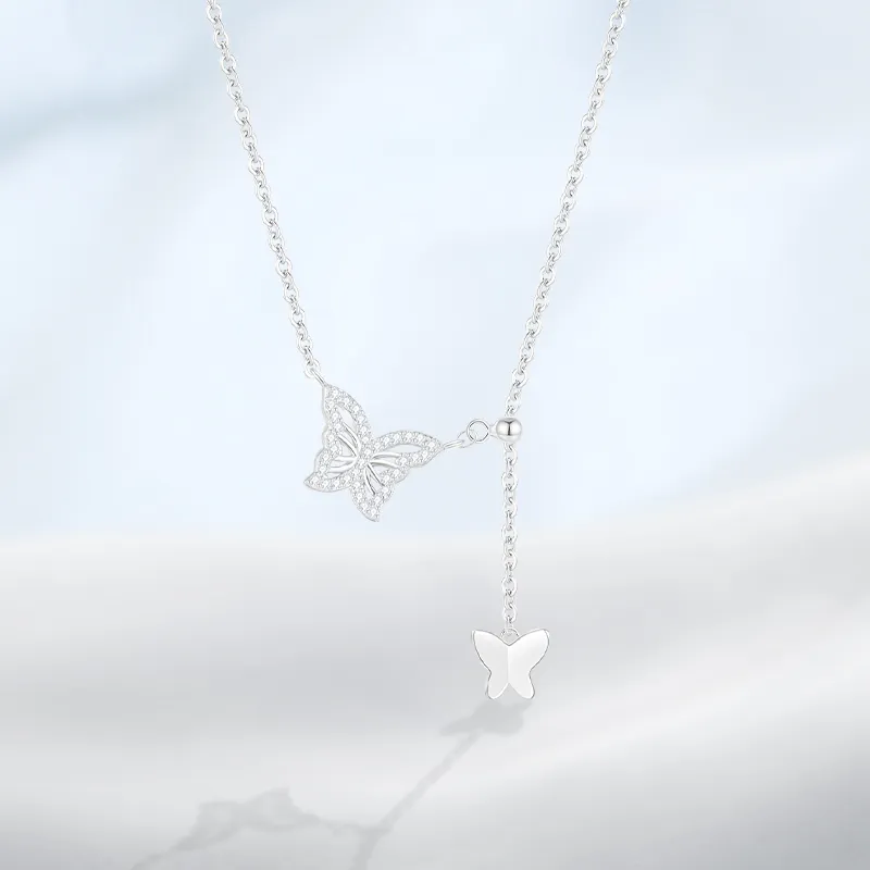 PRETTY DIARY S925 Silver Necklaces Women's-2