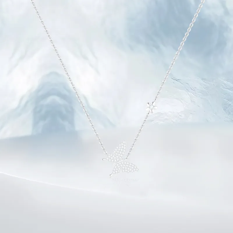 PRETTY DIARY S925 Silver Necklaces Women's-1