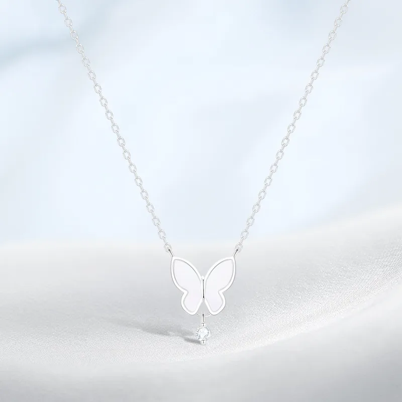 PRETTY DIARY S925 Silver Necklaces Women's-2