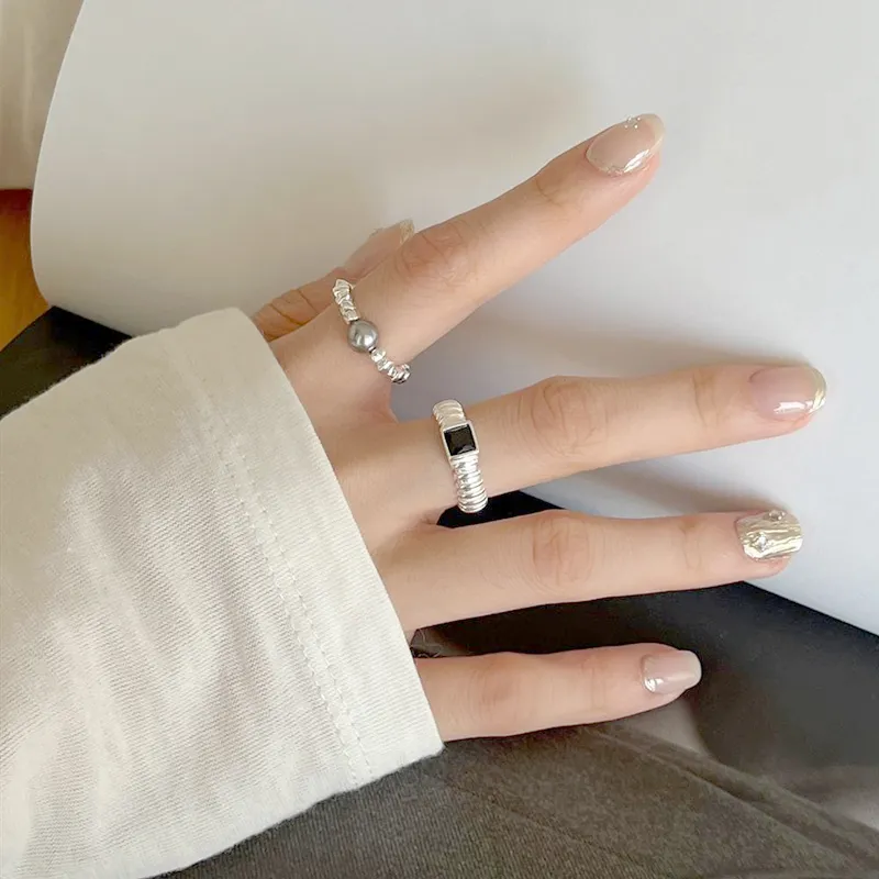 PRETTY DIARY Alloy Rings Women's-1