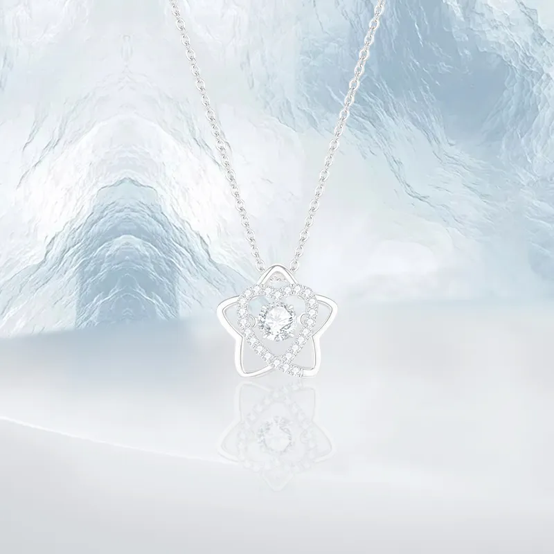 PRETTY DIARY Zircon Necklaces Women's-1
