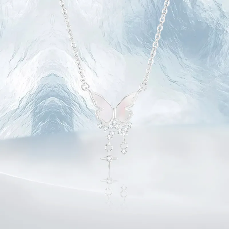 PRETTY DIARY S925 Silver Necklaces Women's-1