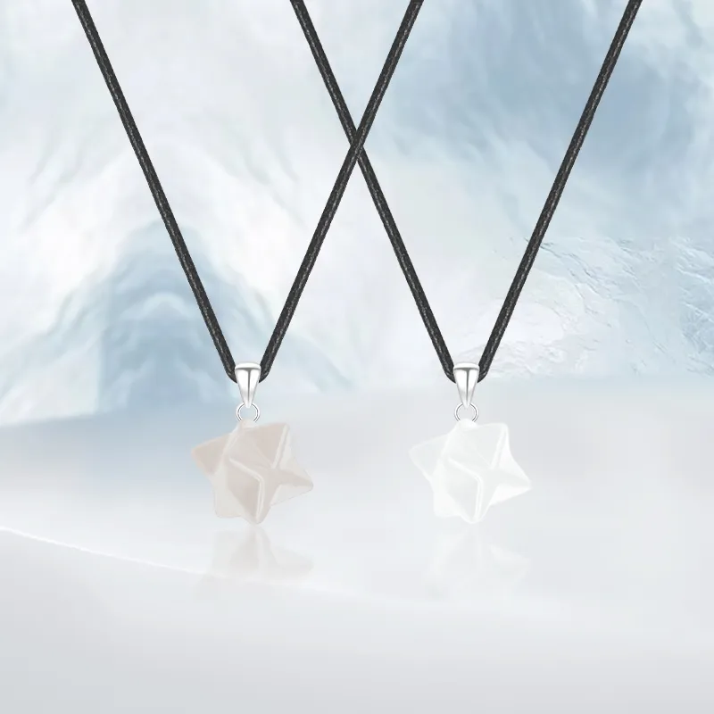 PRETTY DIARY Agate Necklaces Unisex-3