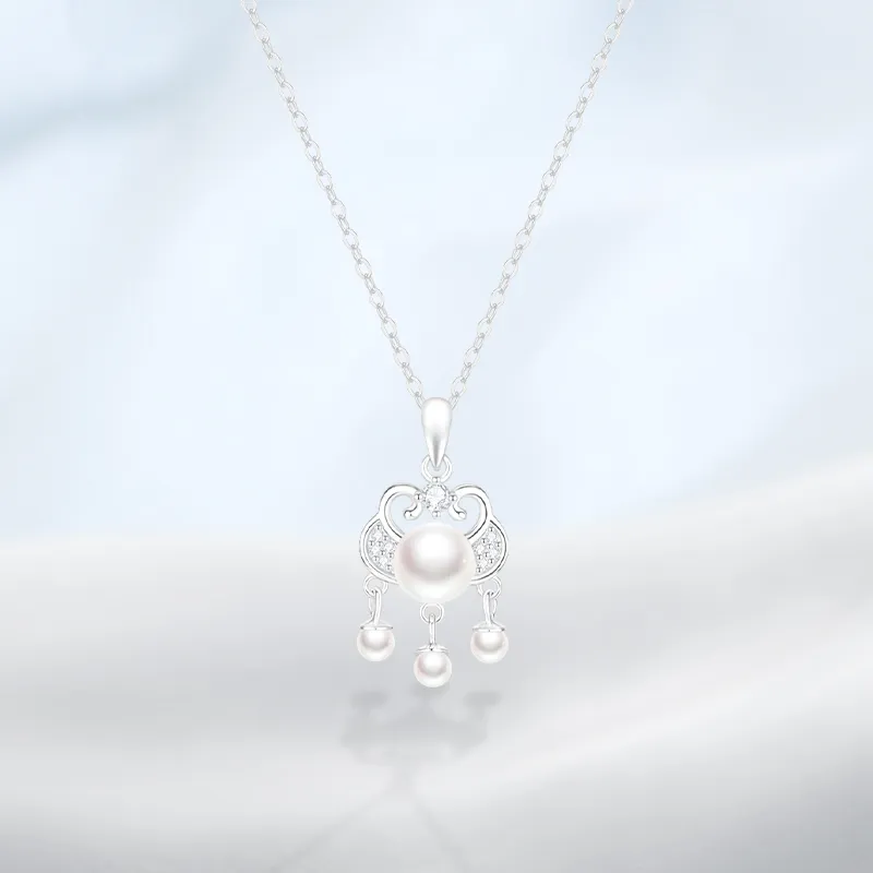 PRETTY DIARY S925 Silver Necklaces Women's-1