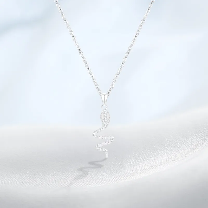 PRETTY DIARY Zircon Necklaces Unisex-1