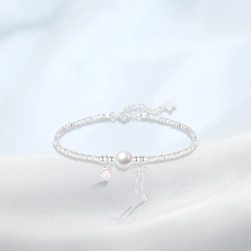 PRETTY DIARY S925 Silver Bracelets Women's-2