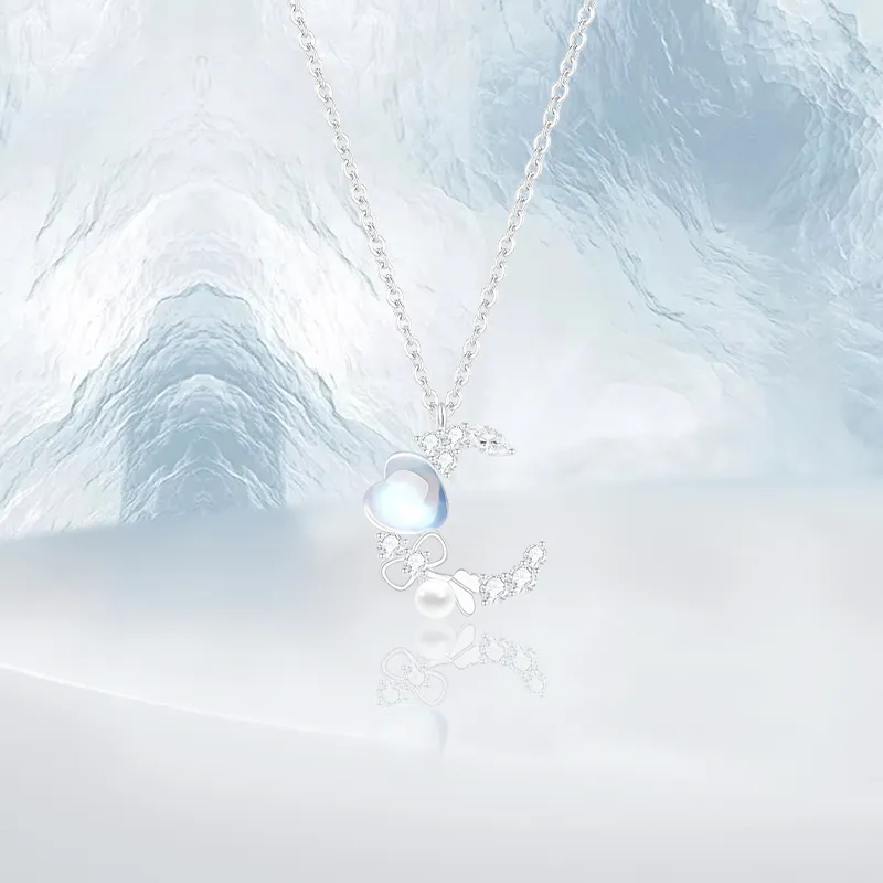 PRETTY DIARY S925 Silver Necklaces Women's-2