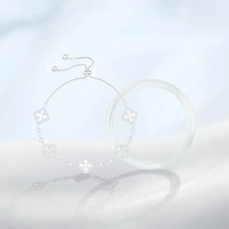 PRETTY DIARY Zircon Bracelets Women's-2