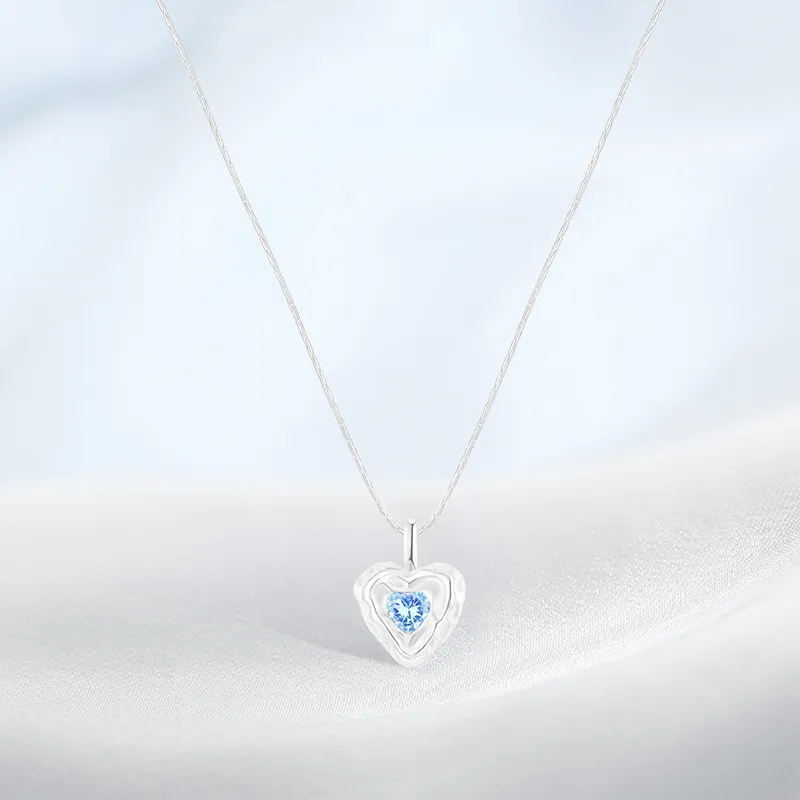 PRETTY DIARY Zircon Necklaces Women's-1
