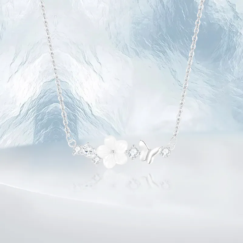 PRETTY DIARY S925 Silver Necklaces Women's-1