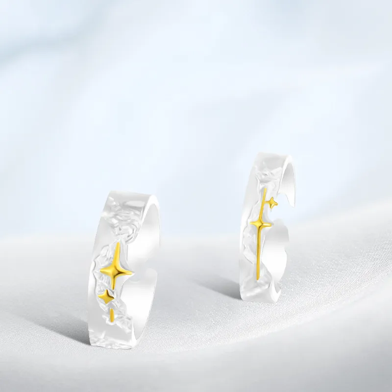 PRETTY DIARY Alloy Rings Unisex-4