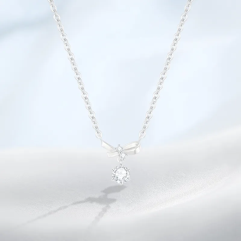 PRETTY DIARY Zircon Necklaces Women's-1
