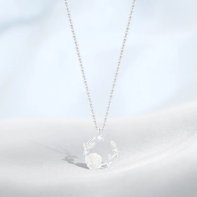 PRETTY DIARY S925 Silver Necklaces Women's-1