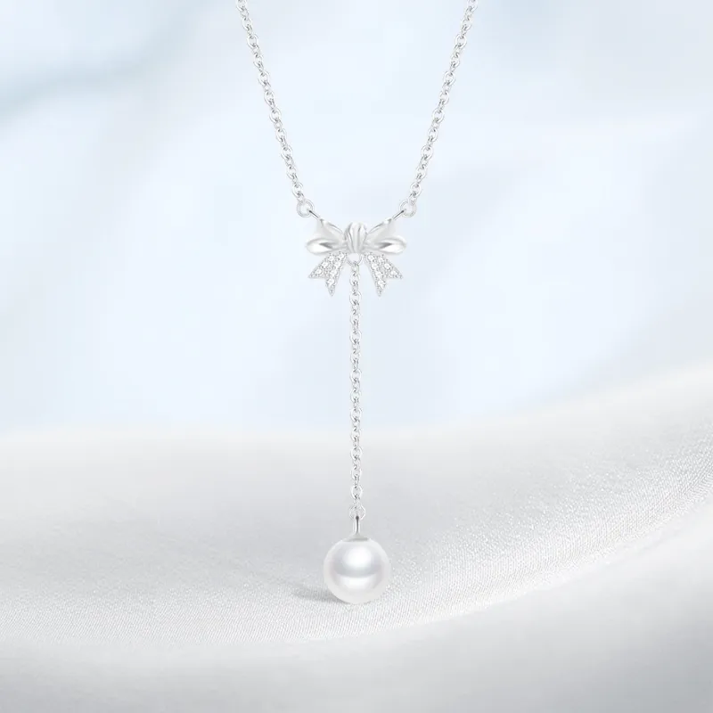 PRETTY DIARY Zircon Alloy Necklaces Women's-2