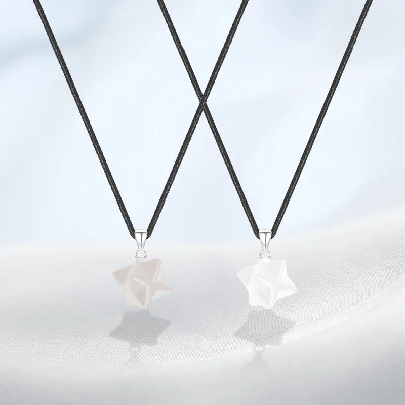 PRETTY DIARY Agate Necklaces Unisex-4