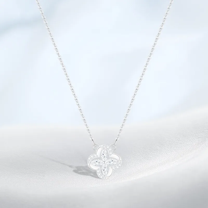 PRETTY DIARY Zircon Necklaces Women's-2