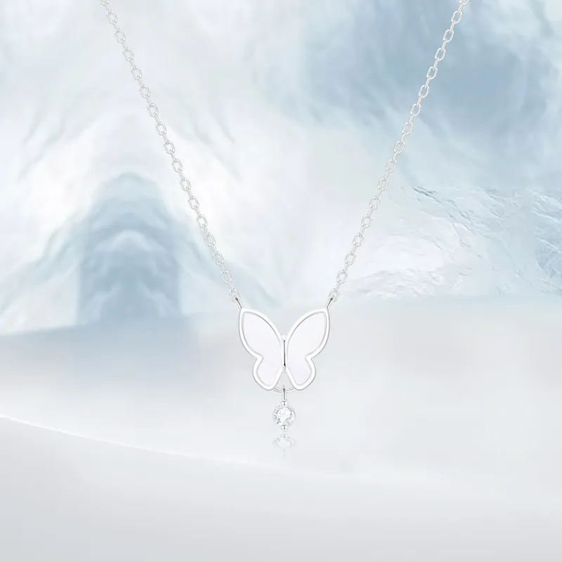 PRETTY DIARY S925 Silver Necklaces Women's-1